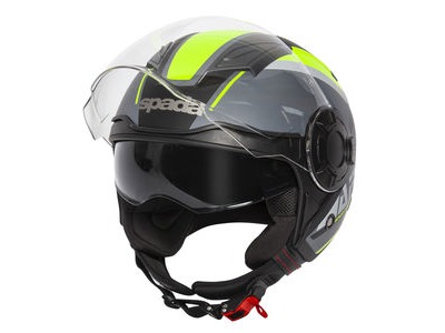 SPADA Helmet Lycan Strobe Matt Black/Yellow