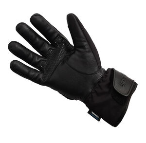 SPADA Leather Gloves Oslo WP CE Black click to zoom image