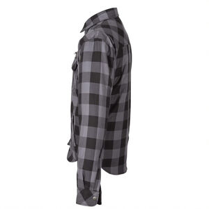 SPADA Maine Jacket Black And Grey Check Shirt click to zoom image