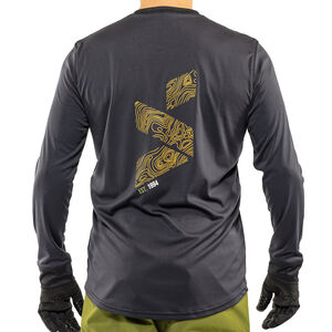 SPADA MTB Topo Thermo Long Sleeve Jersey Black click to zoom image