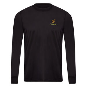 SPADA MTB Topo Thermo Long Sleeve Jersey Black click to zoom image