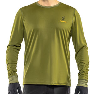 SPADA MTB Topo Thermo Long Sleeve Jersey Olive click to zoom image