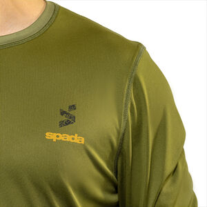 SPADA MTB Topo Thermo Long Sleeve Jersey Olive click to zoom image