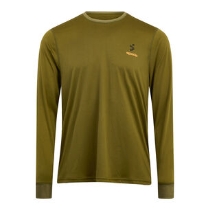 SPADA MTB Topo Thermo Long Sleeve Jersey Olive click to zoom image