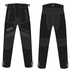 SPADA Modena Evo CE Trousers Black Short Leg 