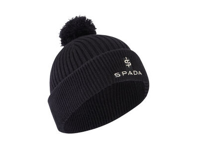 SPADA Bobble Beanie Black