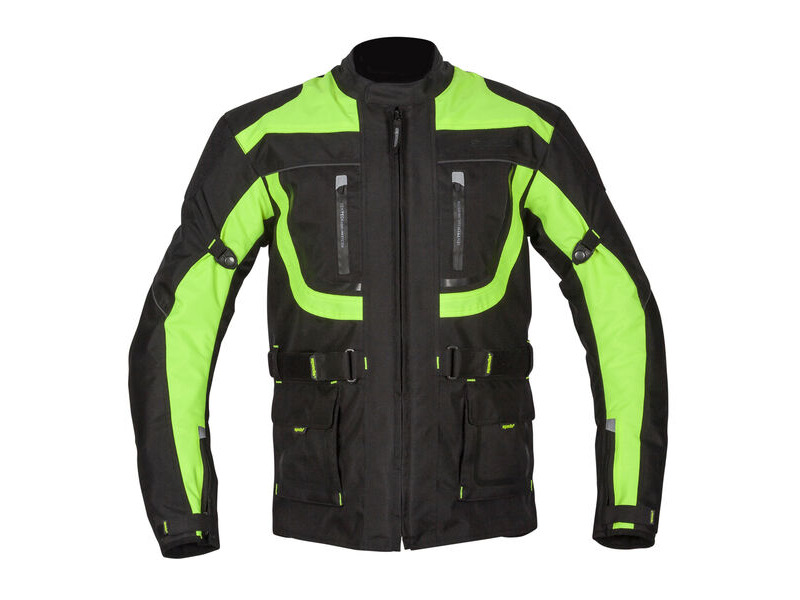 SPADA Textile Jacket Zorst CE WP Black/Flo click to zoom image