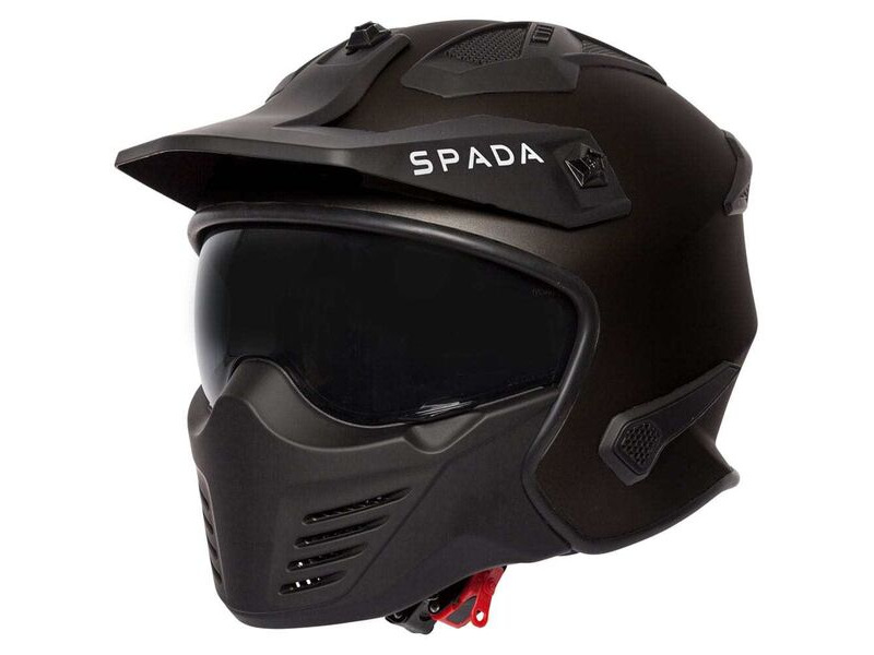 SPADA Storm 06 Matt Black Helmet click to zoom image