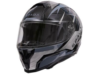 SPADA Raiden 2 Thunder Black/Grey Helmet