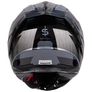 SPADA Raiden 2 Thunder Black/Grey Helmet click to zoom image