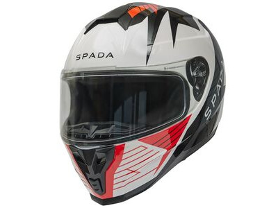 SPADA Raiden 2 Thunder Black/White/Red Helmet