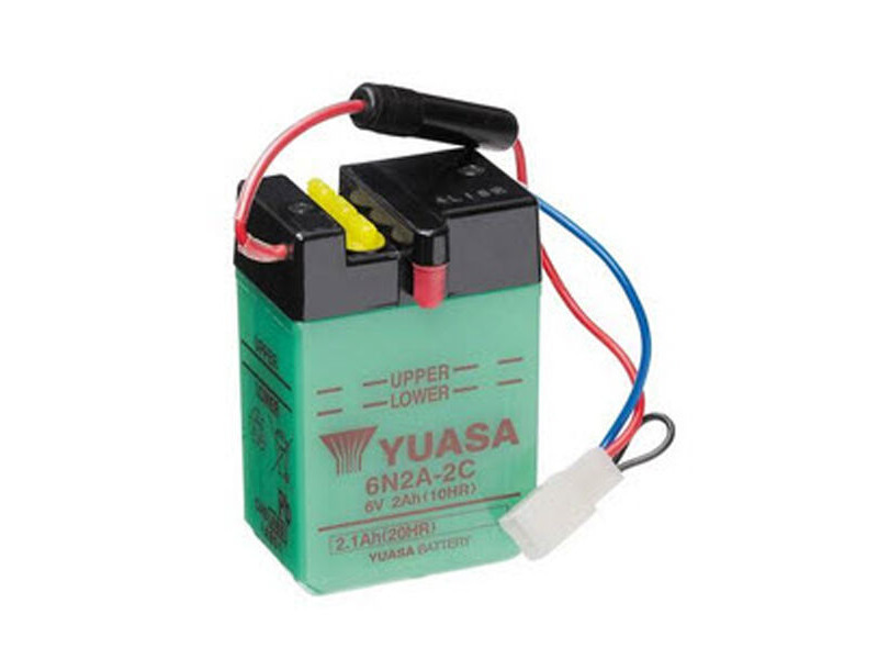 YUASA 6N2A-2C-6V - Dry Cell, No Acid Pack click to zoom image