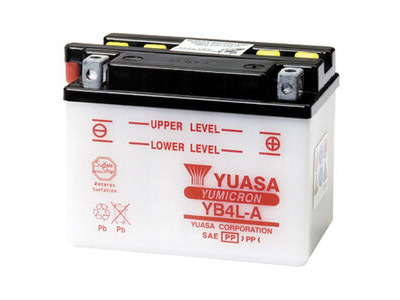 YUASA YB4LA-12V YuMicron - Dry Cell, No Acid Pack