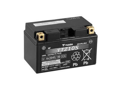 YUASA YTZ10S-12V High Performance MF VRLA - Factory Activated Sealed