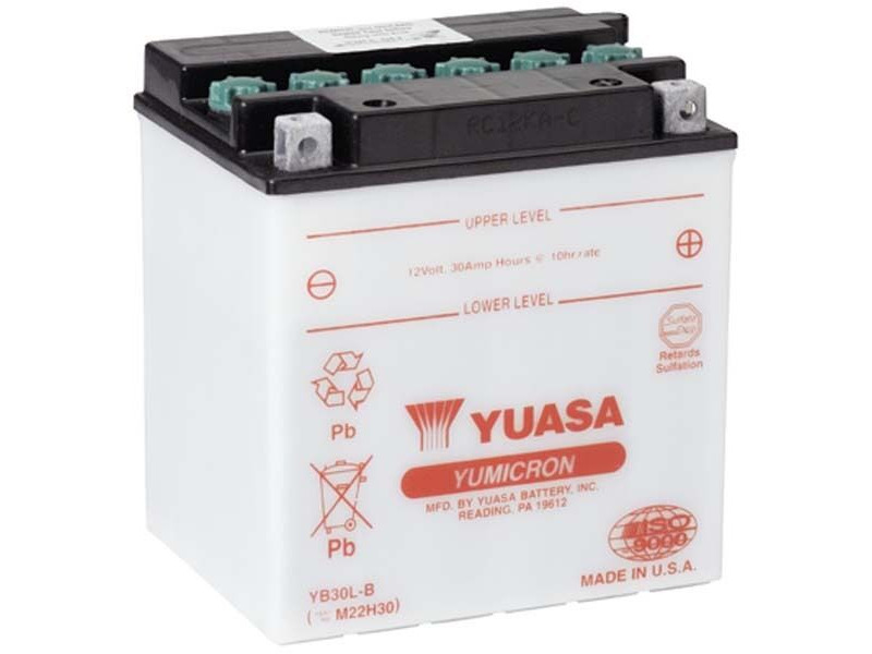 YUASA YB30LB-12V YuMicron - Dry Cell, No Acid Pack click to zoom image