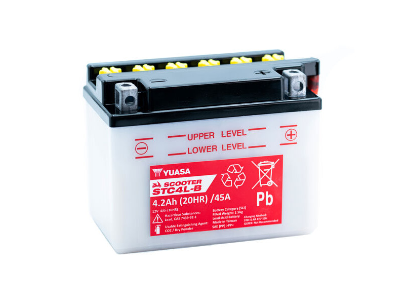 YUASA STC4L-B (DC) 12V Scooter Battery click to zoom image