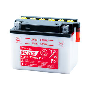 YUASA STC4L-B (DC) 12V Scooter Battery click to zoom image