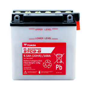 YUASA STC9-B (CP) 12V Scooter Battery click to zoom image