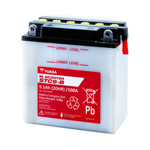 YUASA STC9-B (CP) 12V Scooter Battery click to zoom image