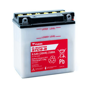 YUASA STC9-B (DC) 12V Scooter Battery 