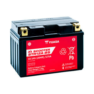 YUASA STR12A-BS (CP) 12V MF VRLA Scooter Battery 