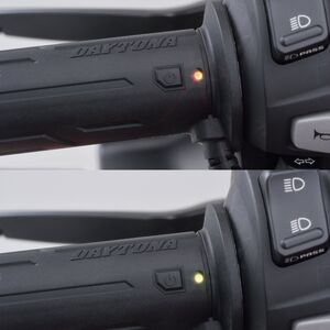 DATATOOL Intelligent Motorcycle Heated Grips (7/8) 22.2mm With 4 Level Heat Control & Battery Protection click to zoom image
