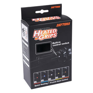 DATATOOL Motorcycle Intelligent Heated Grips (7/8) 22.2mm With 4 Level Heat Control click to zoom image