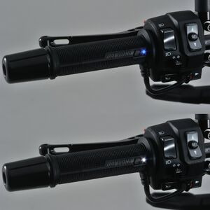 DATATOOL Motorcycle Intelligent Heated Grips (7/8) 22.2mm With 4 Level Heat Control click to zoom image