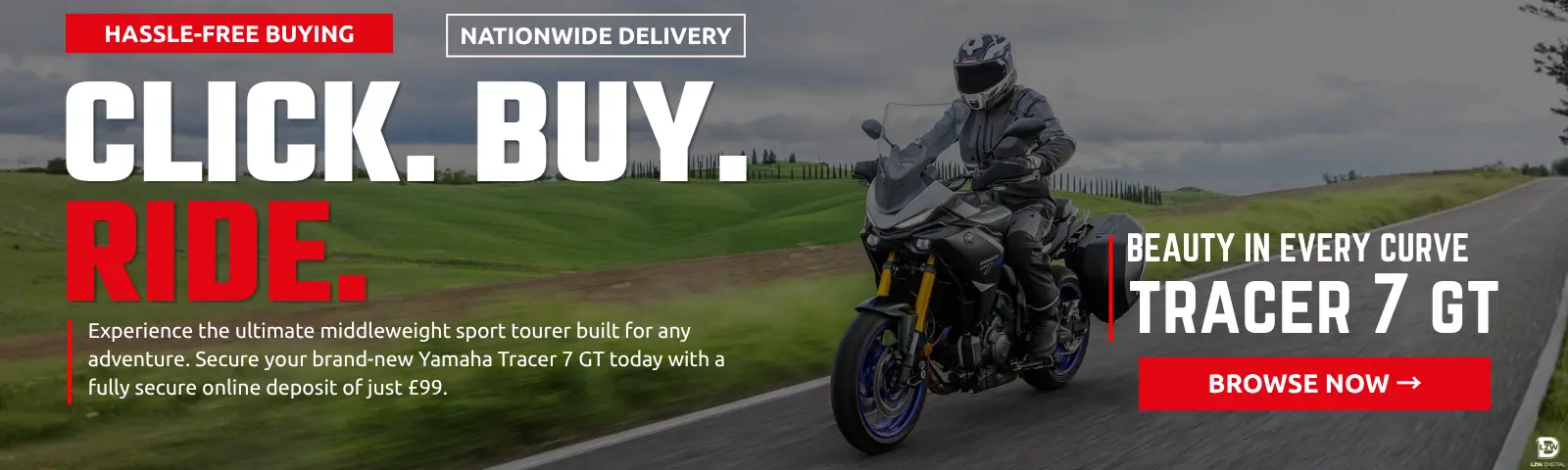 Yamaha Tracer 7 GT Sport Tourer for Sale at WhateverWheels Yamaha Dealer in Great Harwood, Lancashire